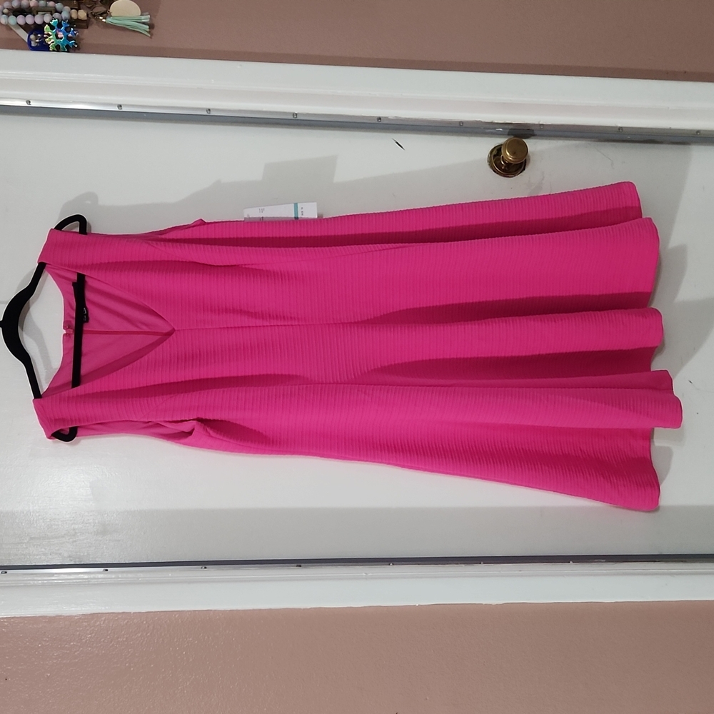 Leslie Fay Malibu Pink A line Dress